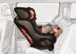 A Clek Fllo will give you the same amount of effective rear-facing time as a Britax Max-Way or Hi-Way II despite having a 50-pound weight limit.