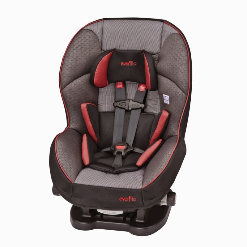 evenflo triumph rear facing limit