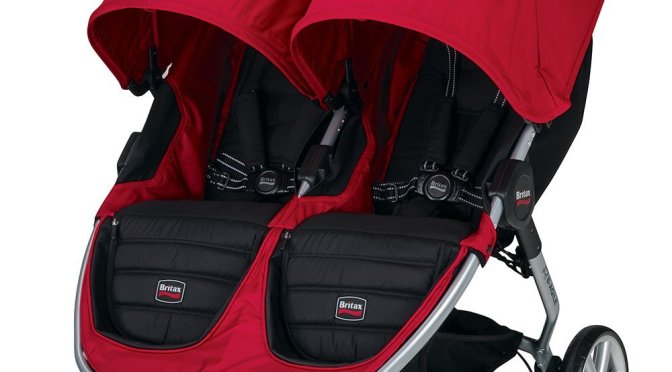 britax b agile double red