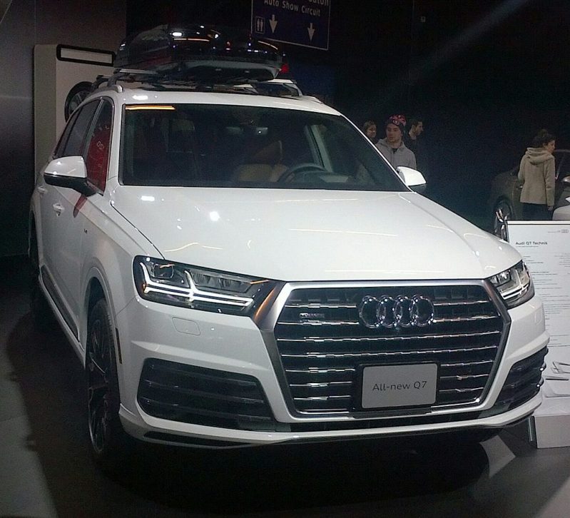 The Q7 is the best SUV you can buy for side impact protection today.