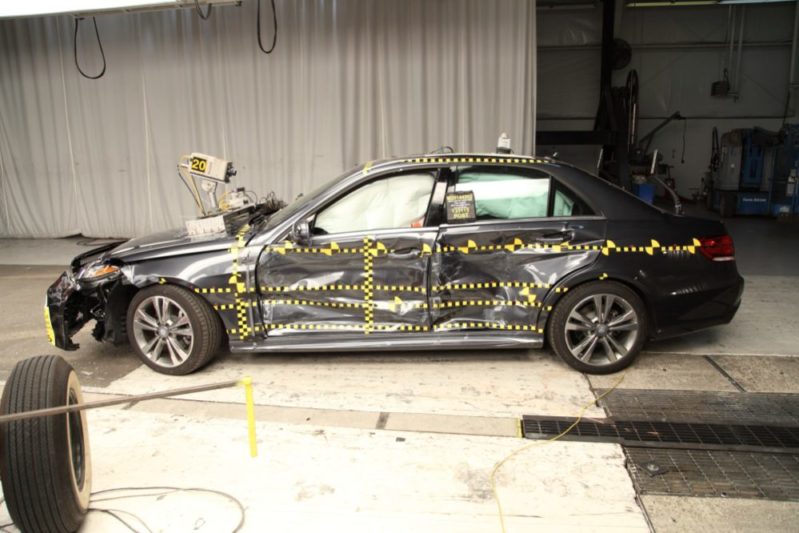 The 2014+ E-Class is still the safest family car you can buy for side impact protection.