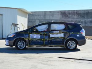 According to the IIHS' 2017 driver death rate calculations, a Toyota Prius V, C, and Original are equally safe vehicles to drive.